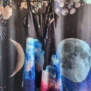 (Dresslily) Galaxy skater dress size small